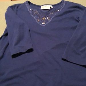 Top with beaded detail